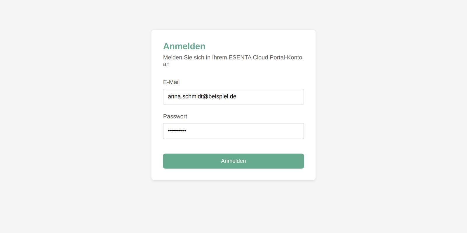 Page de connexion